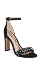 Women's Sam Edelman Yoshi Studded Ankle Strap Sandal M - Black