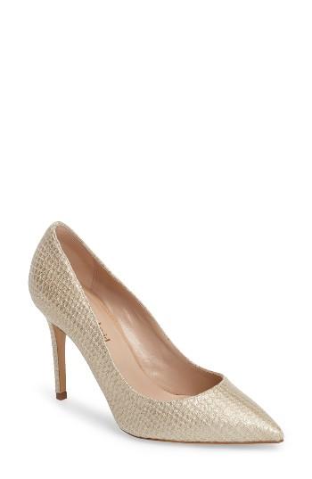 Women's Charles By Charles David Genesis Pointy Toe Pump .5 M - Metallic