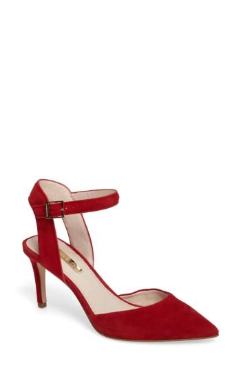 Women's Louise Et Cie Kota Ankle Strap Pump M - Burgundy