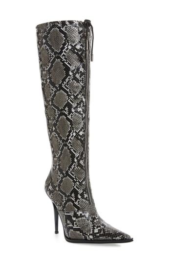 Women's Jeffrey Campbell Vertex Knee High Boot M - Grey