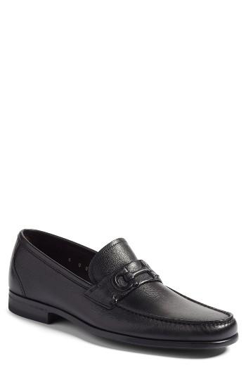 Men's Salvatore Ferragamo Faroane Bit Loafer .5 W - Black