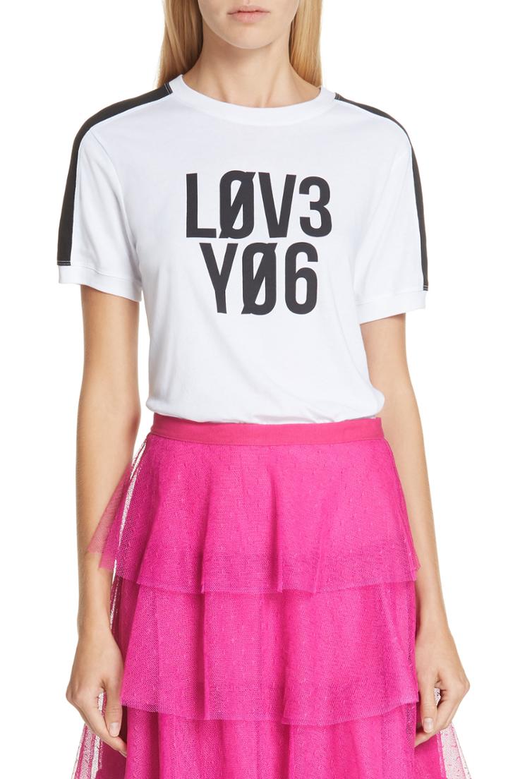 Women's Red Valentino Love You Tee