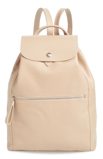 Longchamp Leather Backpack -
