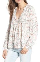 Women's Ag Sia Floral Plunge Top - White
