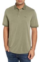 Men's Tommy Bahama 'little Zig Zag' Short Sleeve Polo, Size - Green