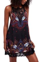 Women's Free People Who's Sorry Now Print Slipdress