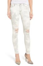 Women's Hudson Jeans Nico Ripped Super Skinny Jeans - White