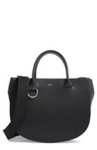 A.p.c. Sac Marion Leather Tote - Black