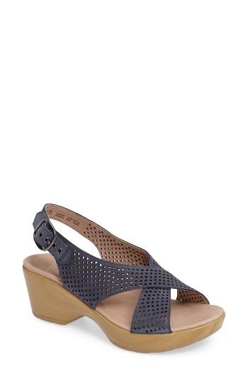 Women's Dansko 'jacinda' Sandal .5-6us / 36eu M - Blue