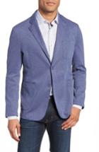 Men's Bugatchi Fit Pique Blazer, Size 38 - Blue