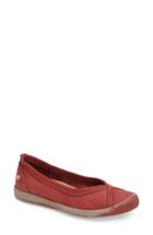 Women's Softinos By Fly London Ilma Flat .5-6us / 36eu - Red