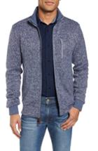 Men's Faherty Bridger Range Sweater Jacket, Size - Blue