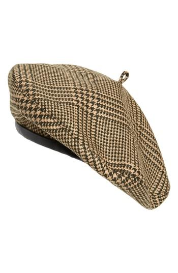 Women's Eric Javits Kate Wool Beret - Brown