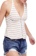 Women's Free People Mylo Stripe Tank, Size - Ivory