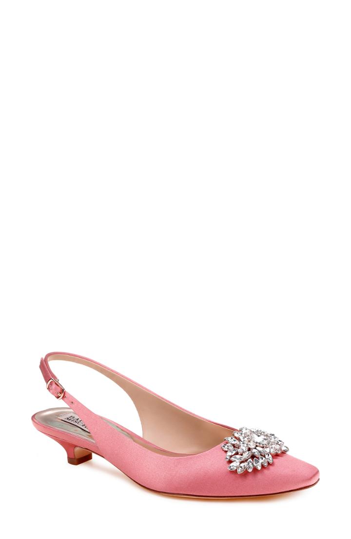 Women's Badgley Mischka Page Slingback Pump M - Pink