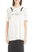 Women's Givenchy Gemini Back Graphic Tee - White