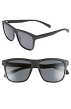 Women's Polaroid Eyewear Flat Top 56mm Polarized Sunglasses - Black