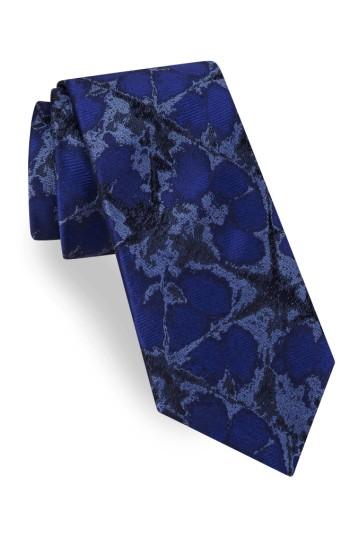 Men's Ted Baker London Web Abstract Wool Tie, Size - Blue