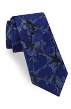 Men's Ted Baker London Web Abstract Wool Tie, Size - Blue