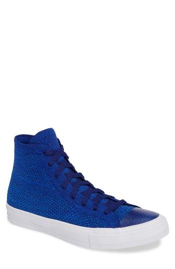 Men's Converse Chuck Taylor All Star Flyknit Hi Sneaker M - Blue