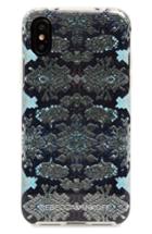 Rebecca Minkoff Glitter Snake Print Iphone X Case - Black