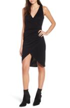 Women's Dress The Population Asha Lace & Chiffon Gown, Size - Ivory