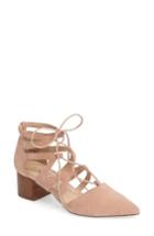 Women's Sole Society Kitt Ghillie Lace Pump M - Beige