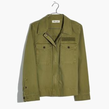 Women's Madewell Army Swing Jacket - Green