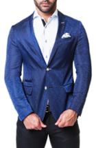 Men's Maceoo Socrate Grape Blazer (m) - Blue