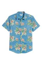 Men's The Rail Reverse Printed Shirt, Size - Blue