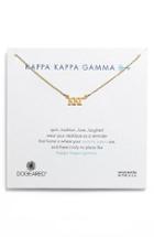 Women's Dogeared 'kappa Kappa Gamma' Pendant Necklace