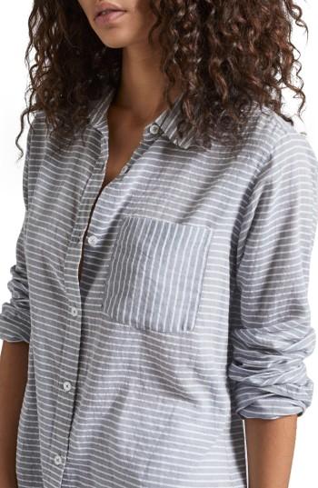 Women's Current/elliott The Boyfriend Shirt - Blue