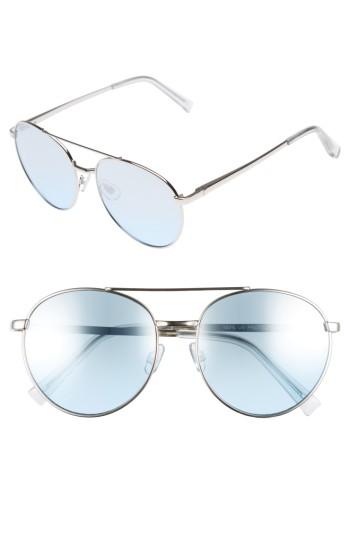Women's Bp. 55mm Colored Fashion Glasses - Silver/ Blue