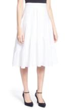 Women's Catherine Catherine Malandrino Dom Cotton Ruffle Skirt - White