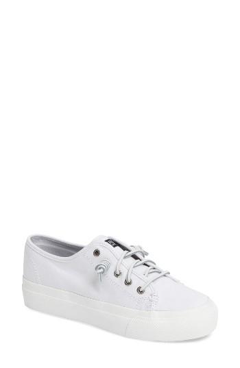 Women's Sperry Sky Sail Platform Sneaker M - White