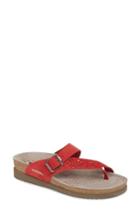 Women's Mephisto Helen Slide Sandal M - Red