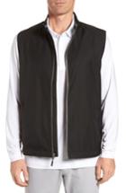 Men's Cutter & Buck Nine Iron Drytec Zip Vest - Black