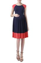 Women's Kimi And Kai 'andie' Colorblock Maternity Skater Dress