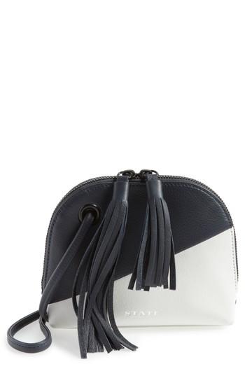 State Bags Kay Colorblock Leather Crossbody - Blue