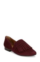 Women's G.h. Bass & Co. 'harlow' Kiltie Leather Loafer .5 M - Burgundy