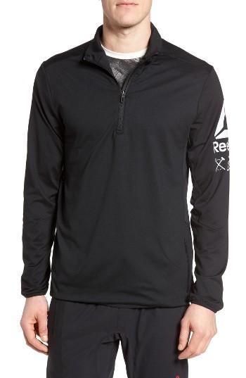Men's Reebok Bioknit Quarter Zip Pullover