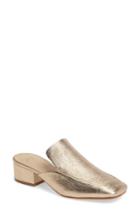 Women's Marc Fisher Ltd Lailey Block Heel Mule .5 M - Metallic