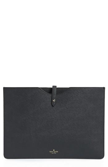 Kate Spade New York 13-inch Saffiano Laptop Sleeve - Black