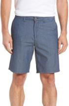 Men's Johnnie-o Oliver Classic Fit Chambray Jacquard Shorts - Blue