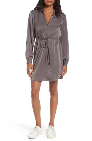 Women's Payton Cinched Waist Dress - Grey