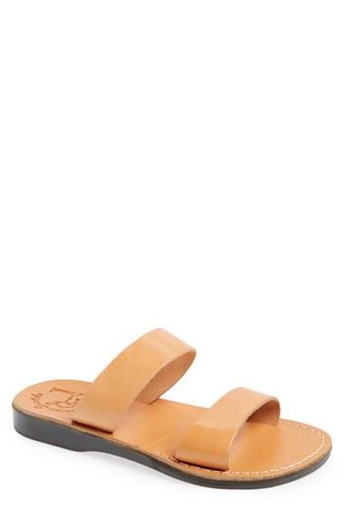 Jerusalem Sandals 'aviv' Leather Sandal Tan