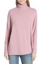Women's Majestic Filatures French Terry Relaxed Turtleneck - Pink