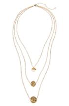 Women's Bp. Three-layer Disc Necklace
