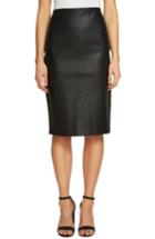 Women's Cece Faux Leather Pencil Skirt - Black