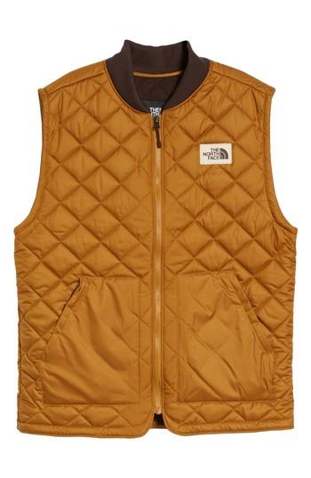 Men's The North Face Cuchillo Insulated Vest - Brown